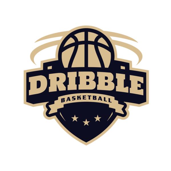 Dribble basketball logo 02 Vignette