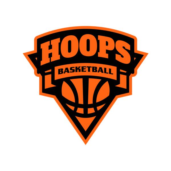 Hoops Basketball logo template 02 Vignette