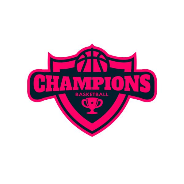 Champions Basketball League logo template Vignette