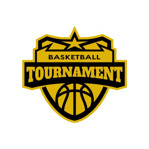 Tournament Basketball logo template 02 Vignette