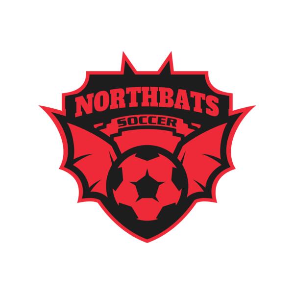 North bats Tournament Soccer logo template Vignette