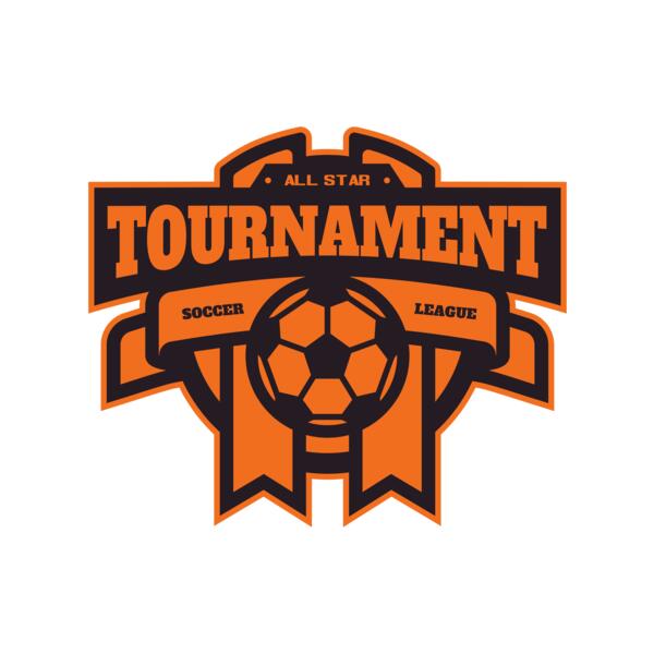 Tournament Soccer league logo template Vignette