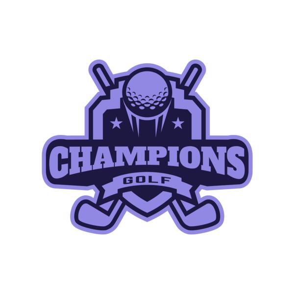 Champions Golf logo template Vignette