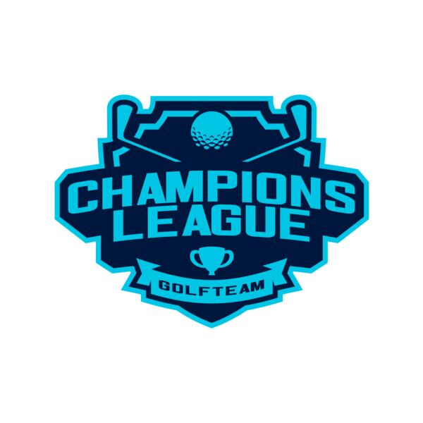Champions League Golf Team logo template Vignette