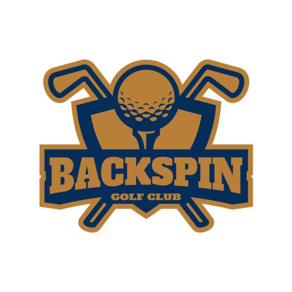 Backspin Golf Club logo template Vignette
