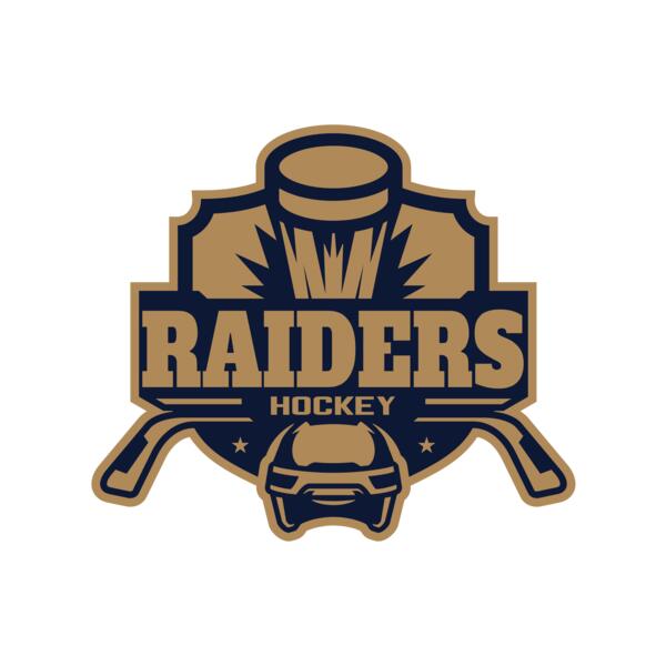 Raiders Hockey logo template Vignette