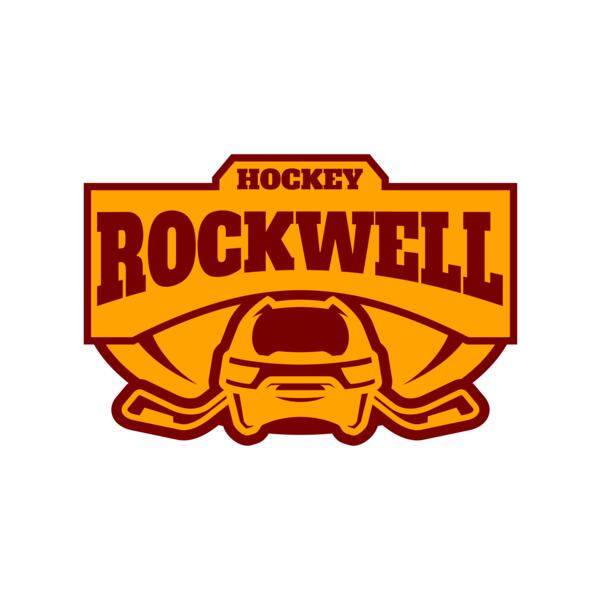 Rockwell Hockey logo template 02 Vignette
