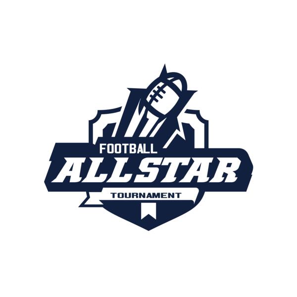 Allstar Tournament Football logo template Vignette