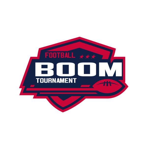 Boom Tournament Football logo template Vignette