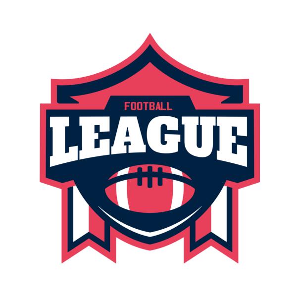 League Football logo template 02 Vignette