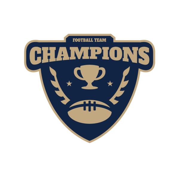 Champions Football Team logo template Vignette