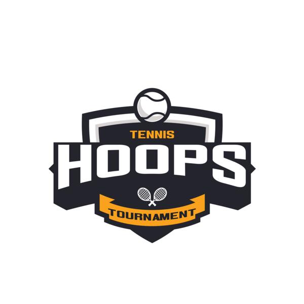 Hoops Tennis Tournament logo 01 Vignette