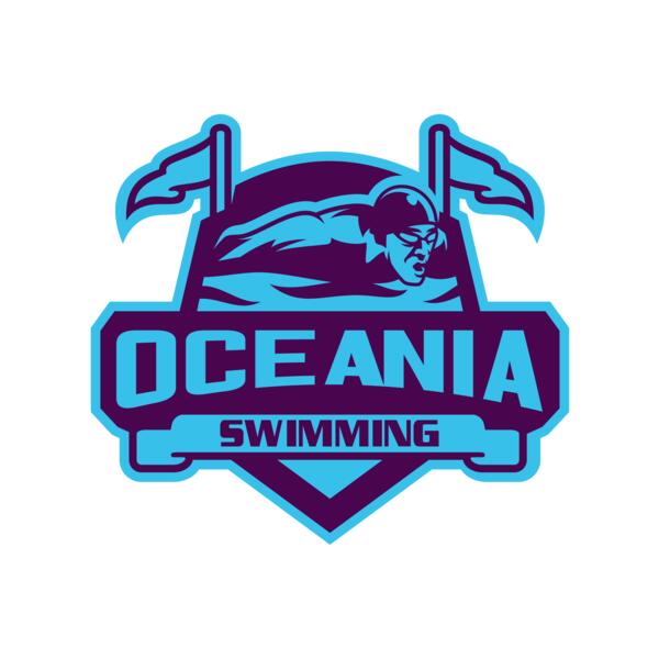 Oceania Swimming logo template Vignette