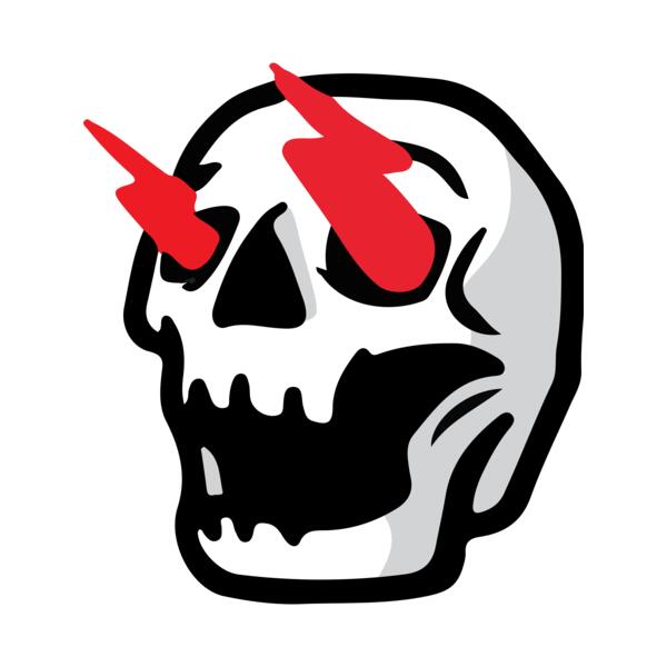 Elements Skull logo template Vignette