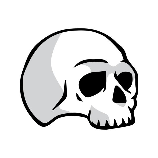Elements Skull logo template 03 Vignette