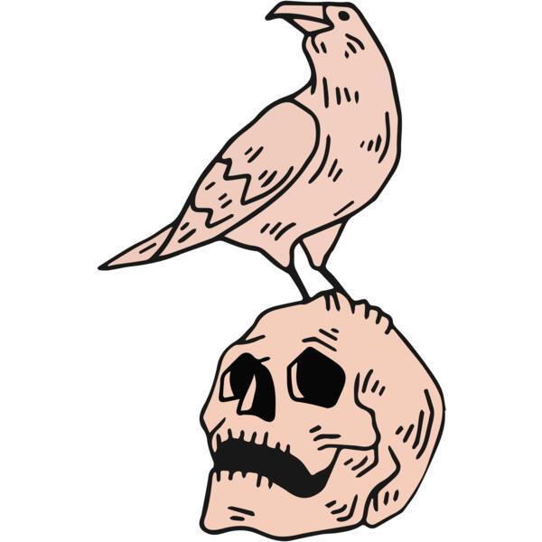 Elements Skulls logo template 15 Vignette