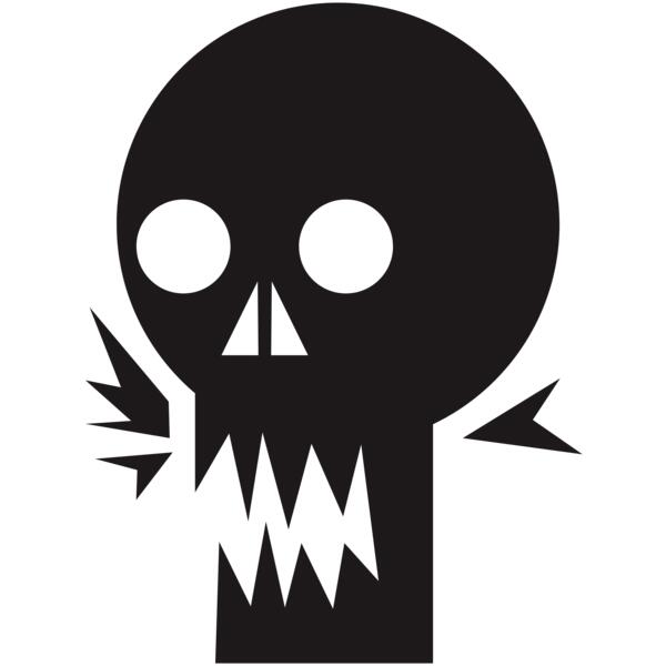 Elements Skulls logo template 19 Vignette