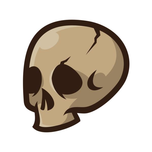 Elements Skulls logo template 30 Vignette