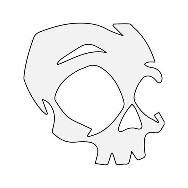 Elements Skulls logo template 33 Vignette