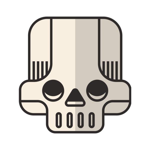 Elements Skulls logo template 74 Vignette