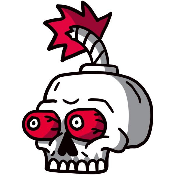 Elements Skulls logo template 85 Vignette