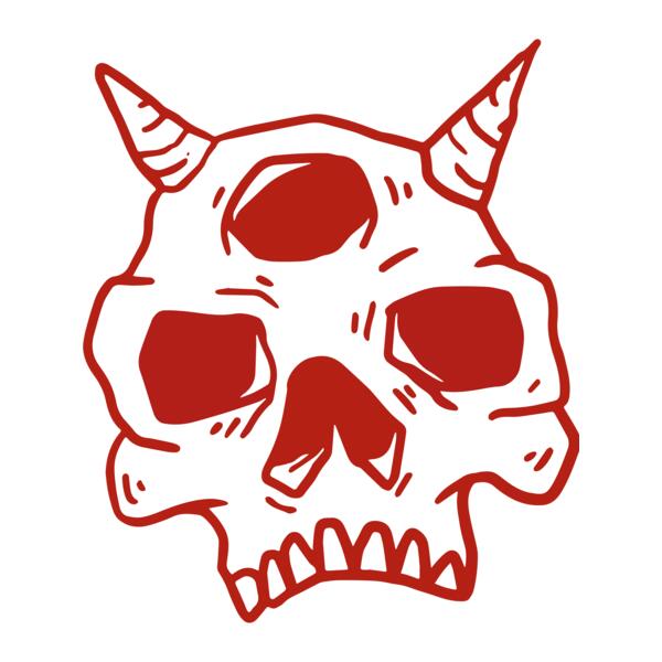 Elements Skulls logo template 90 Vignette