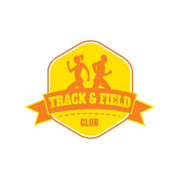 Track & Field Team Logo 05 Vignette
