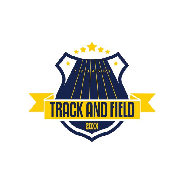 Track & Field Team Logo 06 Vignette