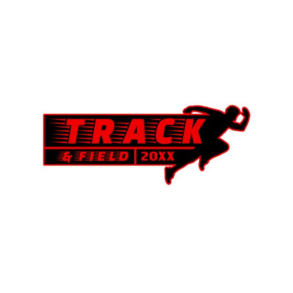 Track & Field Team Logo 08 Vignette