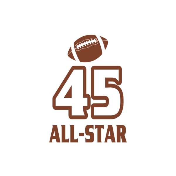 American Football Number 01 Vignette