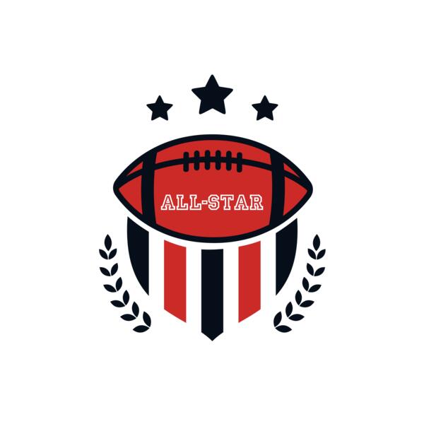 American Football logo 10 Vignette