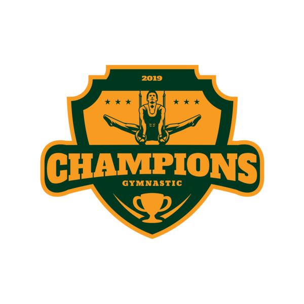 Champions Gymnastic logo template Vignette