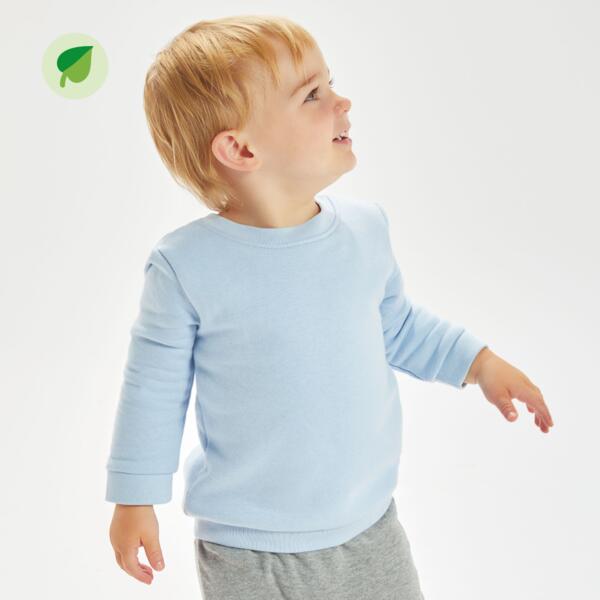 Sweat col rond bebe BIO Vignette