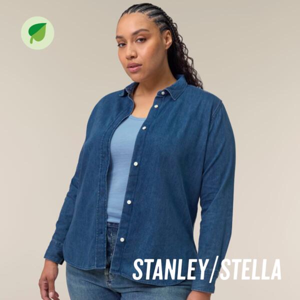 Chemise denim femme premium BIO Vignette