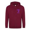 Sweatshirt a capuche zippe 280g Vignette
