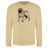 Sweat col rond 80% coton  Vignette