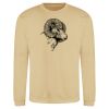 Sweat col rond 80% coton  Vignette
