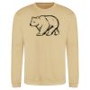 Sweat col rond 80% coton  Vignette