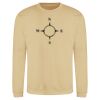Sweat col rond 80% coton  Vignette