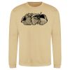 Sweat col rond 80% coton  Vignette