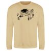 Sweat col rond 80% coton  Vignette