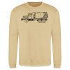 Sweat col rond 80% coton  Vignette