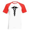 T-shirt bicolore unisexe Vignette